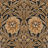 Isadora behang-Casamance-Noir/Dore-Rol-Selected Wallpapers-Interiors