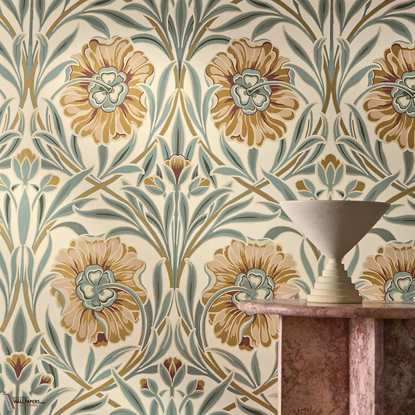 Isadora behang-Casamance-Selected Wallpapers-Interiors