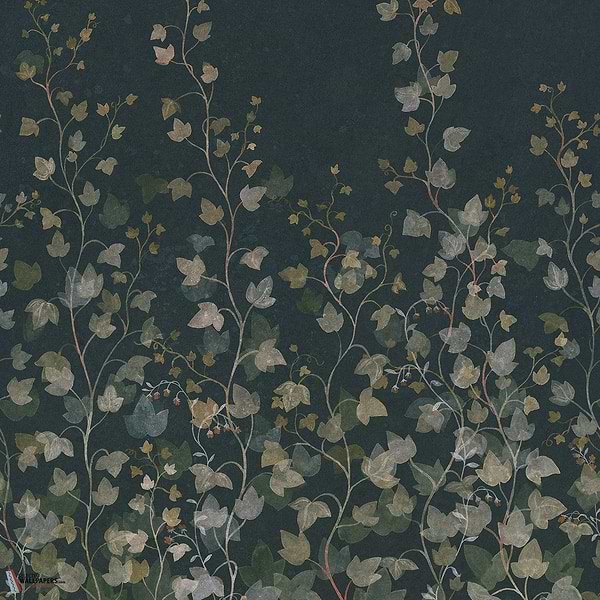 Ivy behang-Sandberg-Midnight blue-Mattic-M2-Selected Wallpapers-Interiors