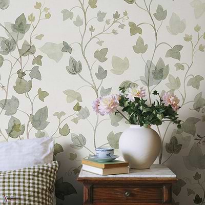 Ivy behang-Sandberg-Selected Wallpapers-Interiors