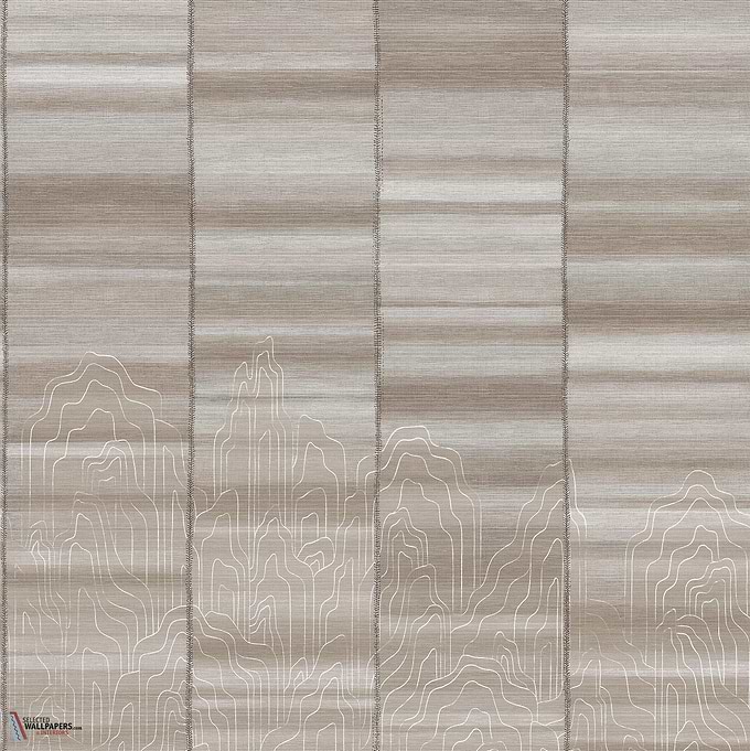 Iwa behang-Masureel-Silver-Paneel A-260 cm-Selected Wallpapers-Interiors