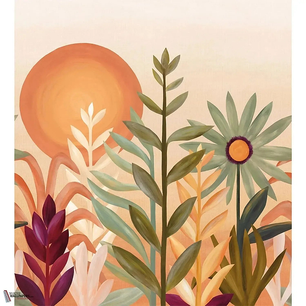 Jardin de Cactus behang-Casamance-Multico-Set-Selected Wallpapers-Interiors