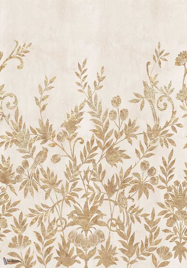 Jardin de Diane behang-Casamance-wallpaper-tapete-Ivoire/Dore-Set-Selected-Wallpapers-Interiors