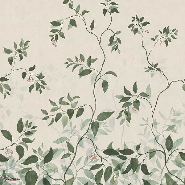Josefine behang-Sandberg-Green-Mattic-M2-Selected Wallpapers-Interiors