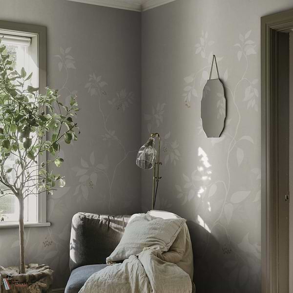 Josefine behang-Sandberg-Selected Wallpapers-Interiors