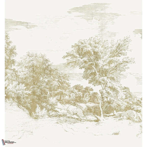 Jouvence behang-Casamance-Perle/Dore-Set-Selected Wallpapers-Interiors