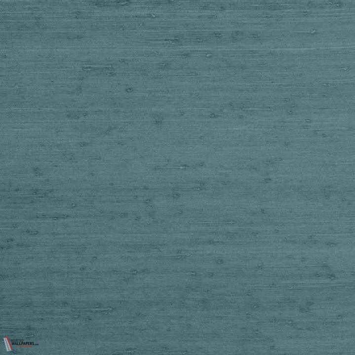 Juicy Jute II-behang-Phillip Jeffries-Tantalizing Teal-Rol-4819-Selected Wallpapers