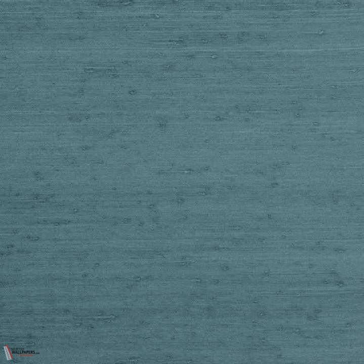 Juicy Jute II-behang-Phillip Jeffries-Tantalizing Teal-Rol-4819-Selected Wallpapers