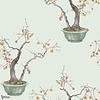 Kaki Persimmon behang-Cole & Son-wallpaper-tapete-Selected-Wallpapers-Interiors