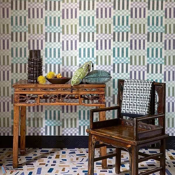 Kasuri-Pierre Frey-wallpaper-behang-Tapete-wallpaper-Selected Wallpapers