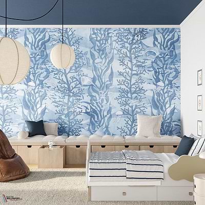 Kelp behang-Inkiostro Bianco-Selected Wallpapers-Interiors