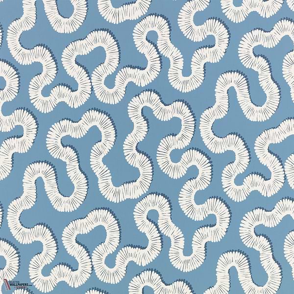 Kezia behang-Romo-Boathouse Blue-Rol-Selected Wallpapers-Interiors