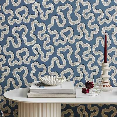 Kezia behang-Romo-Selected Wallpapers-Interiors
