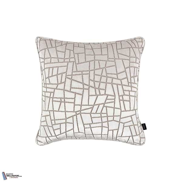 Kiesler Kussen-Zinc Textile-wallpaper-behang-Tapete-wallpaper-Moonbeam-50 x 50 cm-Selected Wallpapers