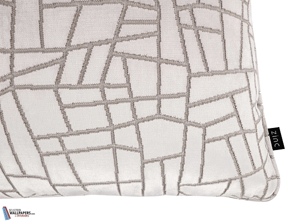 Kiesler Kussen-Zinc Textile-wallpaper-behang-Tapete-wallpaper-Selected Wallpapers
