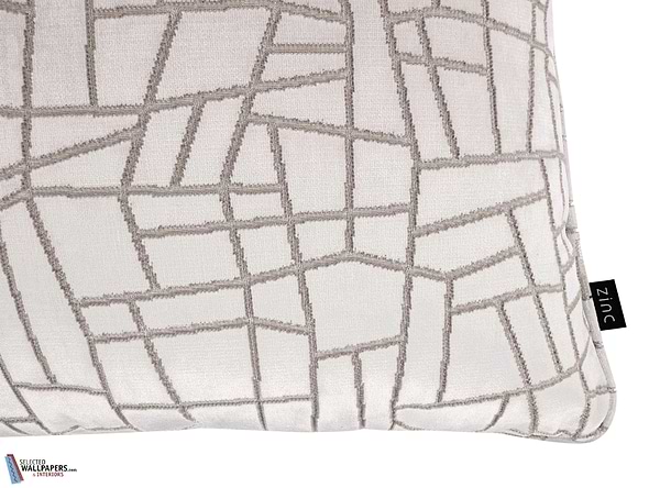 Kiesler Kussen-Zinc Textile-wallpaper-behang-Tapete-wallpaper-Selected Wallpapers