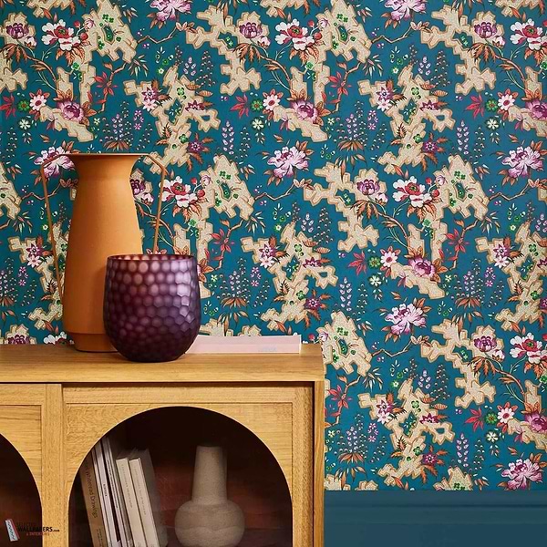 Kilburn's Maze behang-1838 wallcoverings-Selected Wallpapers-Interiors