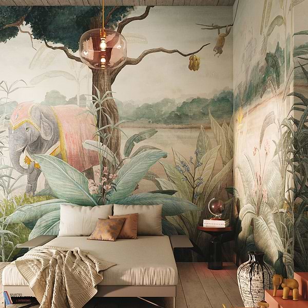 Kipling-Tecnografica-wallpaper-behang-Tapete-wallpaper-Selected Wallpapers