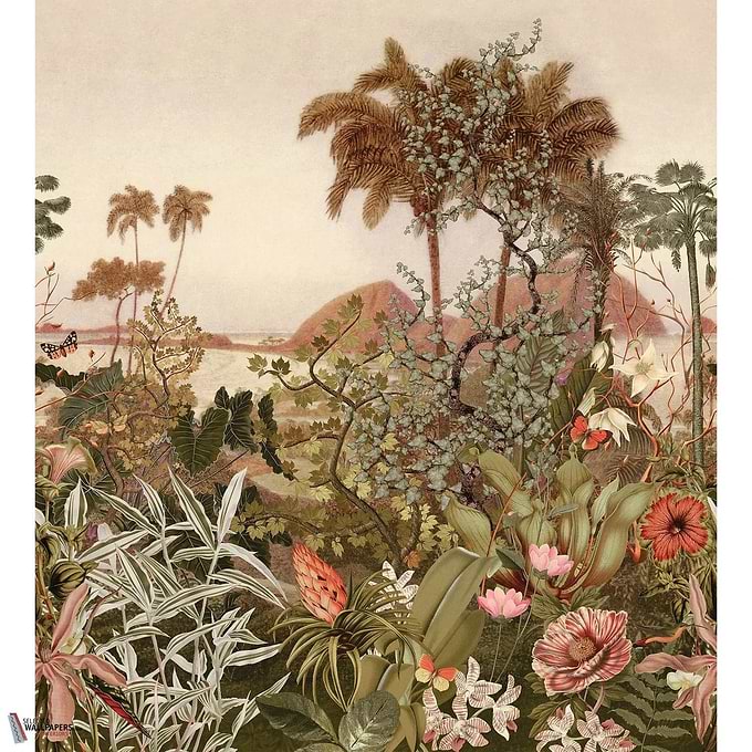 Kisama behang-Casamance-wallpaper-tapete-Kaki/Multico-Set-Selected-Wallpapers-Interiors