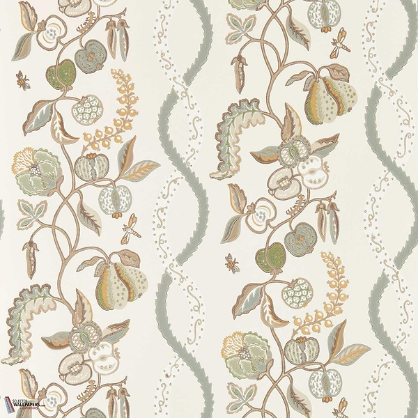 Kitchen garden behang-Sanderson-Gloucestershire pear-Rol-Selected Wallpapers-Interiors