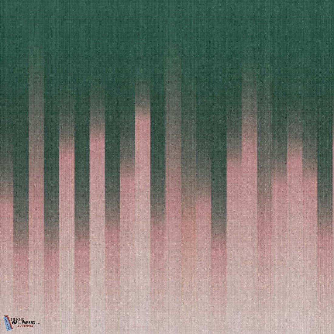Komi-Tecnografica-wallpaper-behang-Tapete-wallpaper-Green Pink-Fabric Vinyl-Selected Wallpapers