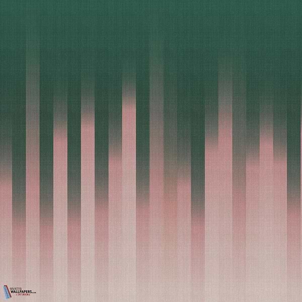 Komi-Tecnografica-wallpaper-behang-Tapete-wallpaper-Green Pink-Fabric Vinyl-Selected Wallpapers