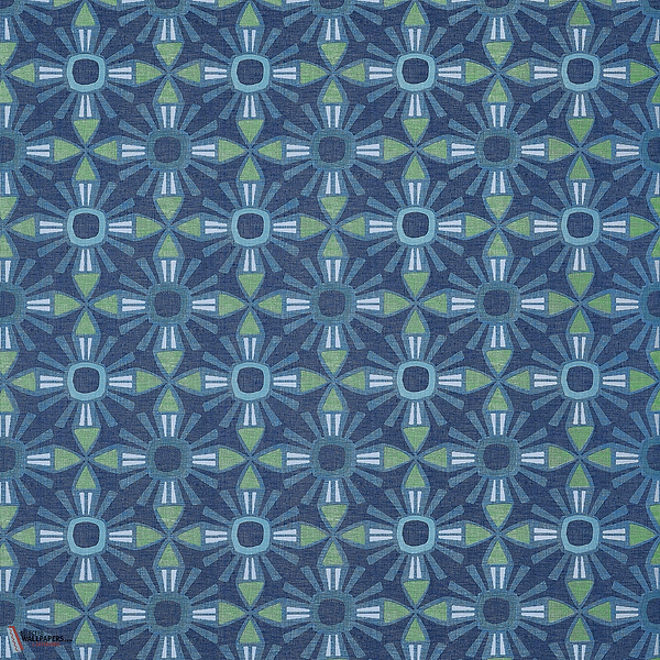 Kona behang-Thibaut-Navy-Rol-Selected Wallpapers-Interiors