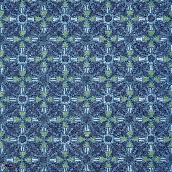 Kona behang-Thibaut-Navy-Rol-Selected Wallpapers-Interiors