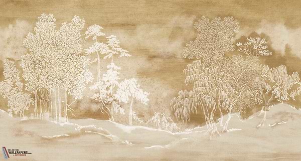 Koraku behang-Casamance-wallpaper-tapete-Grege/Dore-Set-Selected-Wallpapers-Interiors