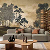 Koraku behang-Casamance-wallpaper-tapete-Selected-Wallpapers-Interiors