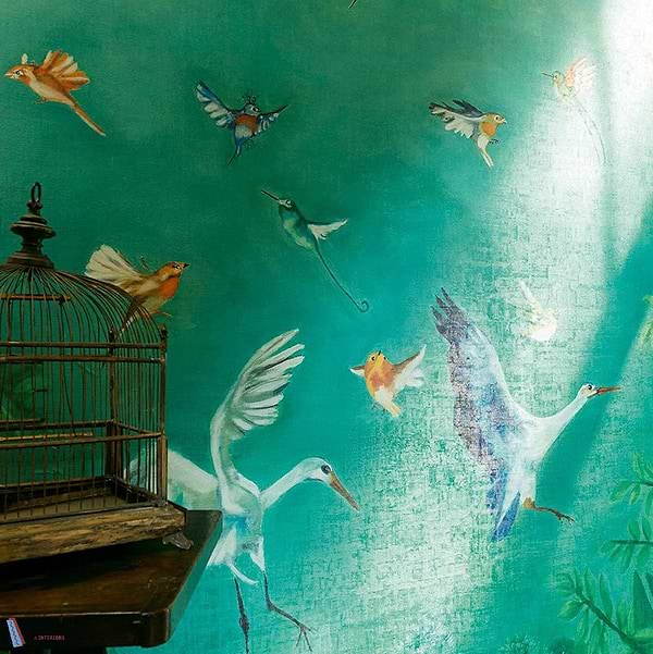 L'Envol-Pierre Frey-wallpaper-behang-Tapete-wallpaper-Selected Wallpapers