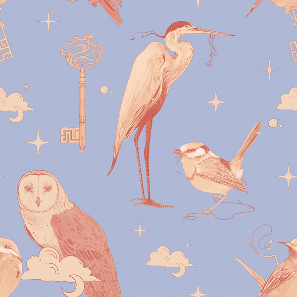 Lunar Whispers behang-Inkiostro Bianco-1-Vinyl 68 cm-M2-Selected Wallpapers-Interiors