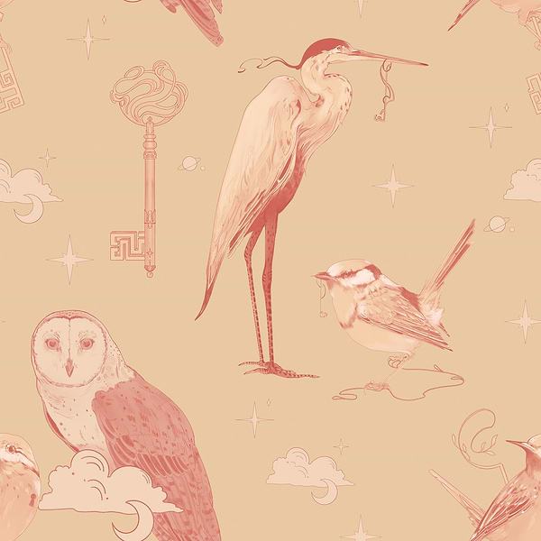 Lunar Whispers behang-Inkiostro Bianco-3-Vinyl 68 cm-M2-Selected Wallpapers-Interiors