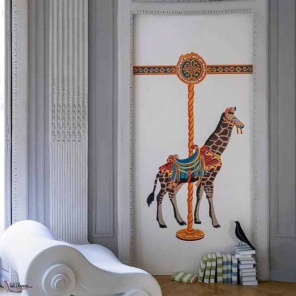 La Girafe du Carrousel behang-Pierre Frey-Selected Wallpapers-Interiors