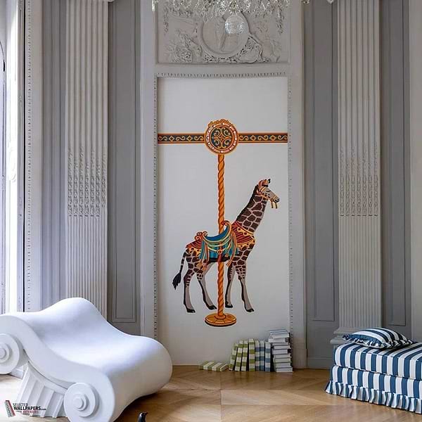 La Girafe du Carrousel behang-Pierre Frey-Selected Wallpapers-Interiors
