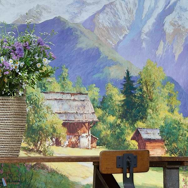 La Vallee du Mont Blanc-Pierre Frey-wallpaper-behang-Tapete-wallpaper-Selected Wallpapers