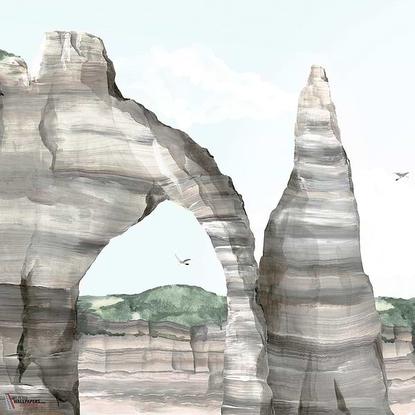 La côte d'Albâtre behang-Les Dominotiers-Selected Wallpapers-Interiors