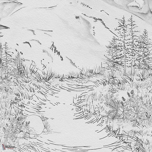 La vallée des Bleuets behang-Les Dominotiers-Selected Wallpapers-Interiors