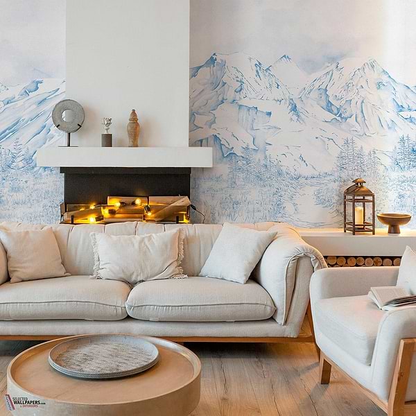 La vallée des Bleuets behang-Les Dominotiers-Selected Wallpapers-Interiors