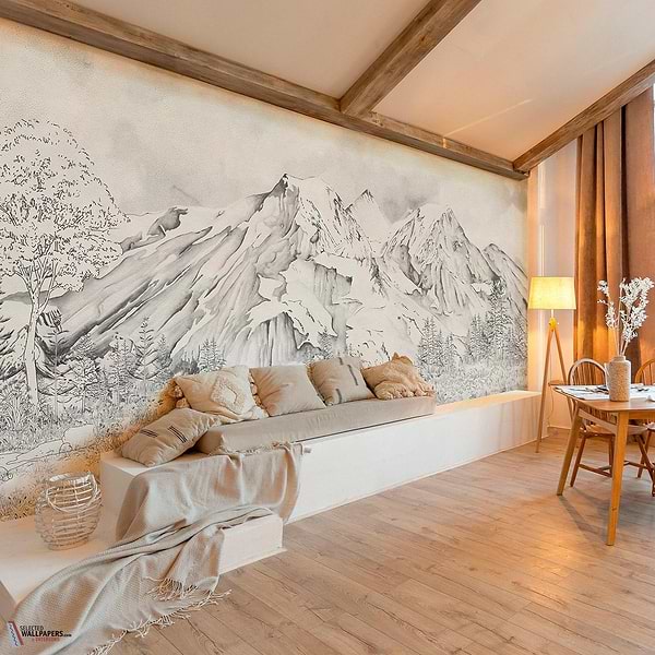 La vallée des Bleuets behang-Les Dominotiers-Selected Wallpapers-Interiors