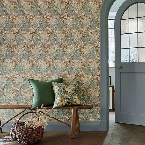 Laceflower-behang-tapete-wallpaper-Morris & Co-Selected-Wallpapers-Interiors