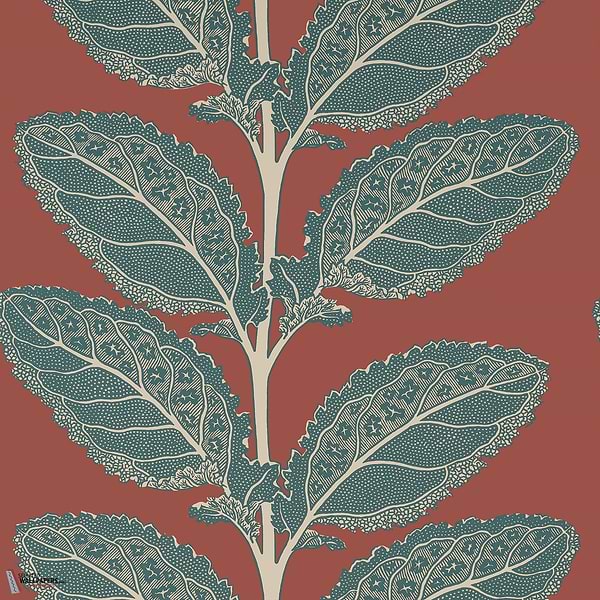Lacinato behang-Thibaut-Sunbaked-Rol-Selected Wallpapers-Interiors