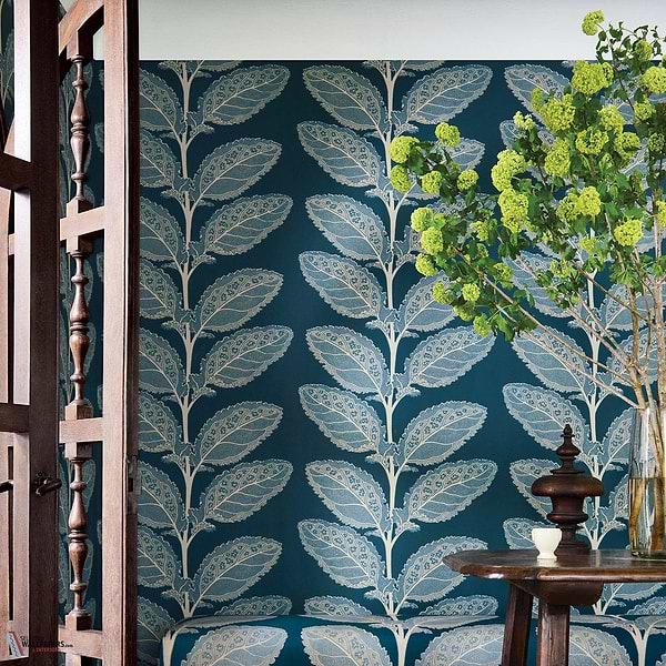 Lacinato behang-Thibaut-Selected Wallpapers-Interiors