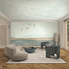 Lagune Celeste behang-Casamance-Selected Wallpapers-Interiors