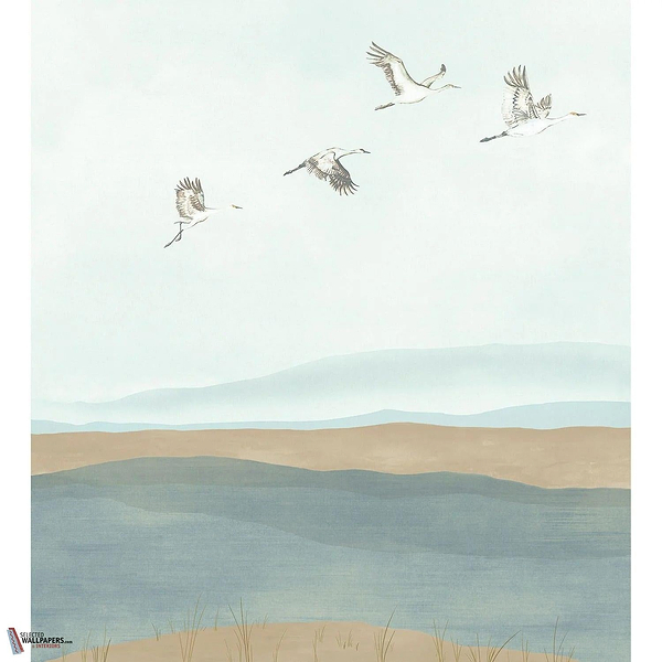 Lagune behang Casamance-Casamance-Opaline-Set-Selected Wallpapers-Interiors