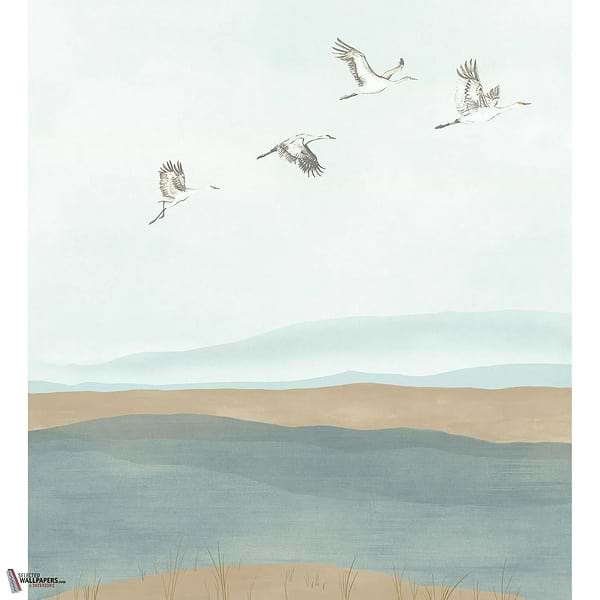 Lagune behang Casamance-Casamance-Opaline-Set-Selected Wallpapers-Interiors