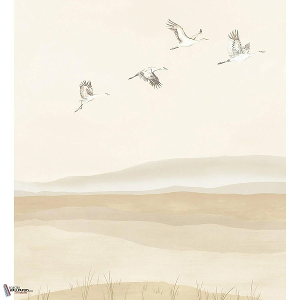 Lagune behang Casamance-Casamance-Sable-Set-Selected Wallpapers-Interiors