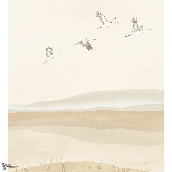 Lagune behang Casamance-Casamance-Sable-Set-Selected Wallpapers-Interiors