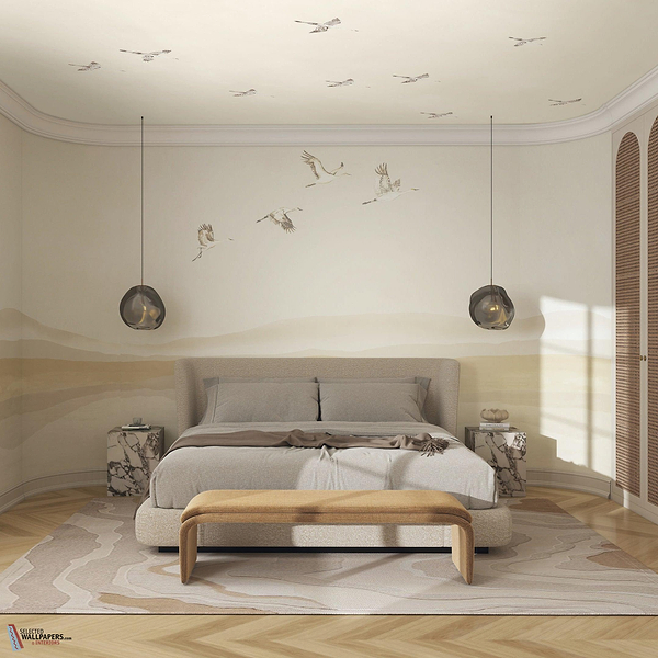 Lagune behang Casamance-Casamance-Selected Wallpapers-Interiors