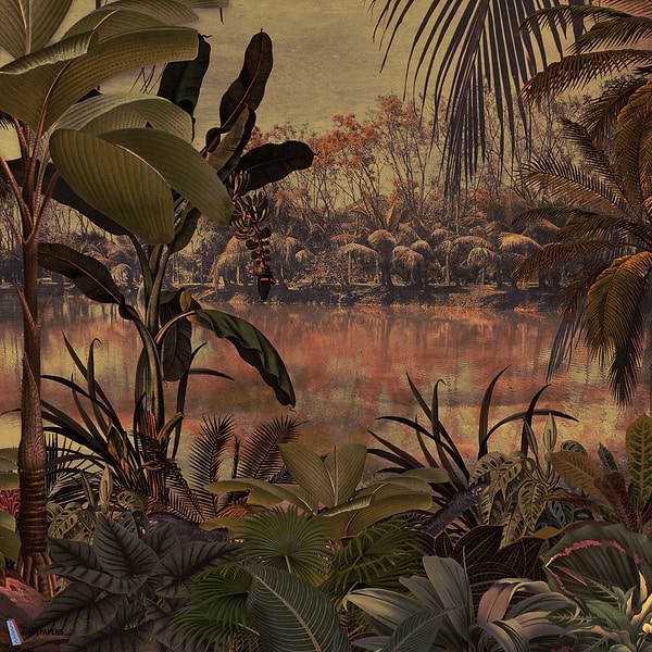 Lake Forest-Tapete-Presence-Sunset-Silk Vinyl-PS110/03-Selected Wallpapers